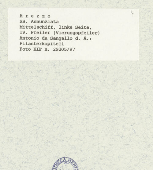 Rückseite von Kunsthistorisches Institut in Florenz