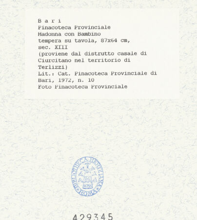 Rückseite von bh429345_recto