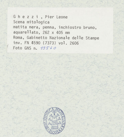 Rückseite von Gabinetto Nazionale delle Stampe [https://www.deutsche-digitale-bibliothek.de/content/lizenzen/rv-ez/] Mythologische Szene - , bh432260_recto. Foto.