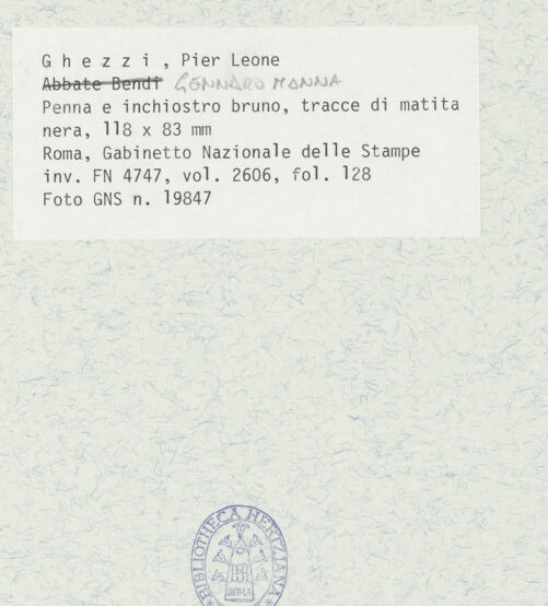 Rückseite von Gabinetto Nazionale delle Stampe Gabinetto Nazionale delle Stampe [https://www.deutsche-digitale-bibliothek.de/content/lizenzen/rv-ez/] Gennaro Manna - , bh432273_recto. Foto.