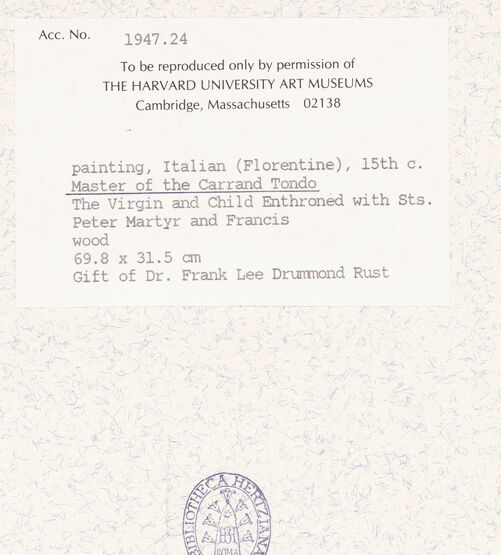 Rückseite von bh432463_recto