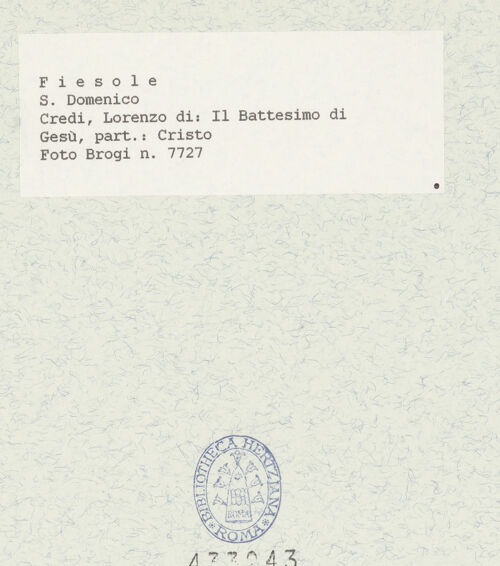 Rückseite von bh433243_recto