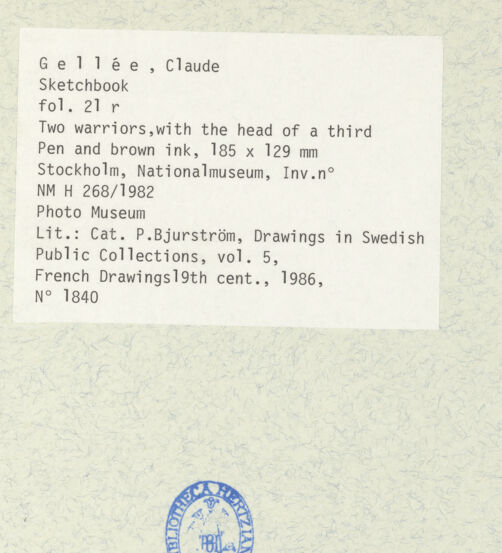 Rückseite von bh433687_recto