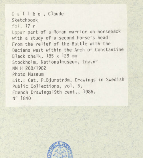 Rückseite von bh433782_recto