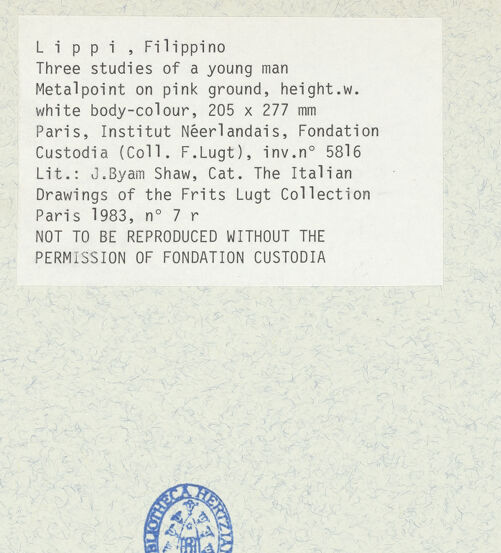 Rückseite von bh433791_recto