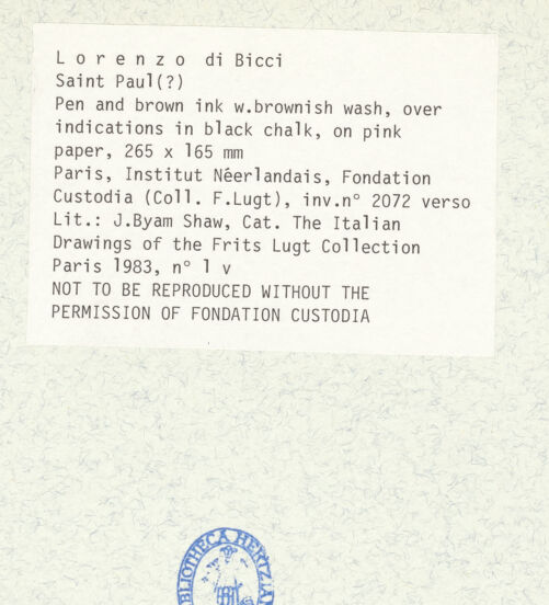 Rückseite von bh433799_recto