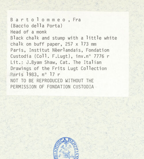 Rückseite von bh433829_recto