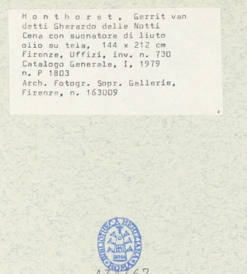 Rückseite von Graphische Sammlung Albertina [https://www.deutsche-digitale-bibliothek.de/content/lizenzen/rv-ez/] Heiliger in Vorderansicht stehend, eine Keule in der Rechten, ein Buch in der Linken - , bh434367_recto. Foto.