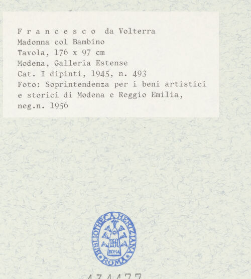 Rückseite von bh434477_recto