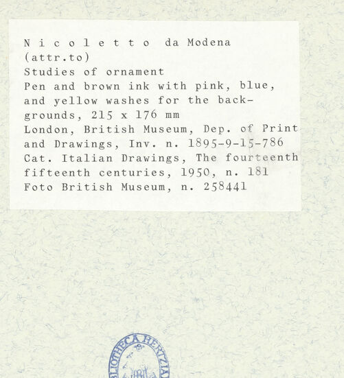 Rückseite von bh435327_recto