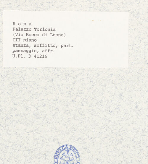 Rückseite von bh436767_recto