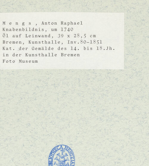 Rückseite von bh436960_recto