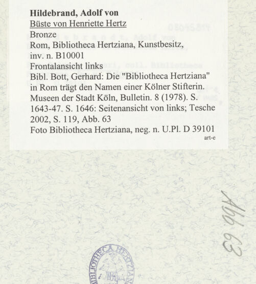 Rückseite von bh438030_recto