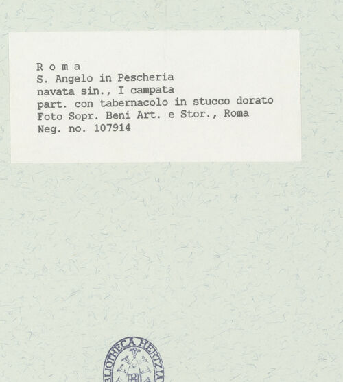 Rückseite von Sopr. BAS ROMA [https://www.deutsche-digitale-bibliothek.de/content/lizenzen/rv-ez/] Altare del Crocefisso; Kreuzaltar - Gesamtansicht, bh444732_recto. Foto.