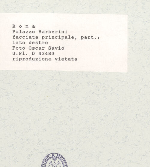 Rückseite von bh444817_recto