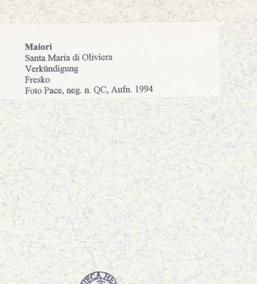 Rückseite von Pace, Valentino [https://www.deutsche-digitale-bibliothek.de/content/lizenzen/rv-ez/] Hand Gottes und zwei Engel - Gesamtansicht der Wand (nach der Restaurierung), bh445725_recto. Foto: Pace, Valentino.