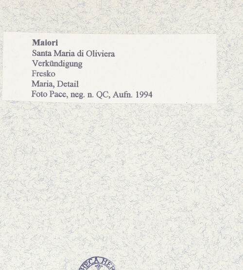 Rückseite von Pace, Valentino [https://www.deutsche-digitale-bibliothek.de/content/lizenzen/rv-ez/] Hand Gottes und zwei Engel - Detail: Engel rechts (nach der Restaurierung), bh445744_recto. Foto: Pace, Valentino.