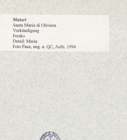 Rückseite von Pace, Valentino [https://www.deutsche-digitale-bibliothek.de/content/lizenzen/rv-ez/] Hand Gottes und zwei Engel - Detail: Engel rechts (nach der Restaurierung), bh445745_recto. Foto: Pace, Valentino.