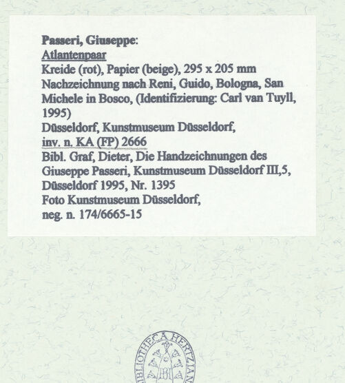 Rückseite von Museum Kunstpalast [https://www.deutsche-digitale-bibliothek.de/content/lizenzen/rv-ez/] Atlantenpaar - , bh451560_recto. Foto.