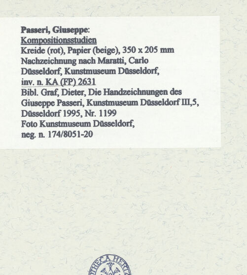 Rückseite von Museum Kunstpalast [https://www.deutsche-digitale-bibliothek.de/content/lizenzen/rv-ez/] Kompositionsstudien - , bh451797_recto. Foto.