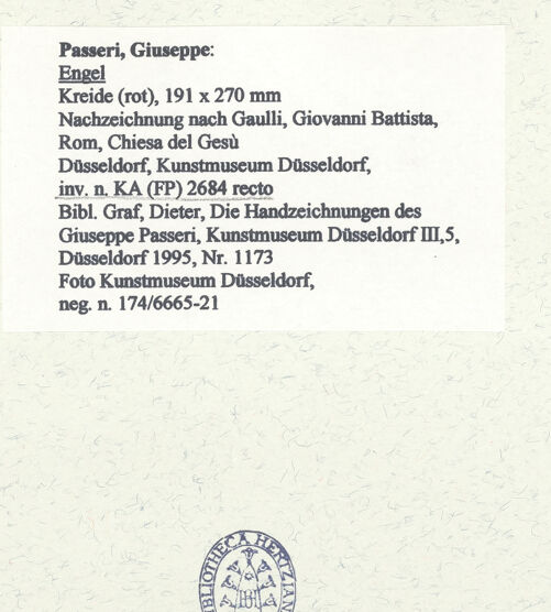 Rückseite von Museum Kunstpalast [https://www.deutsche-digitale-bibliothek.de/content/lizenzen/rv-ez/] Engel - , bh451812_recto. Foto.