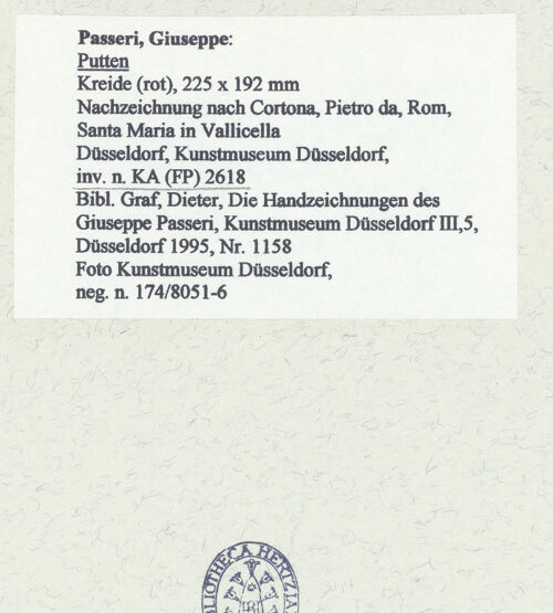 Rückseite von Museum Kunstpalast [https://www.deutsche-digitale-bibliothek.de/content/lizenzen/rv-ez/] Putten - , bh451820_recto. Foto.