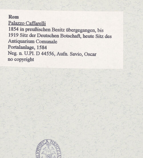 Rückseite von bh452009_recto