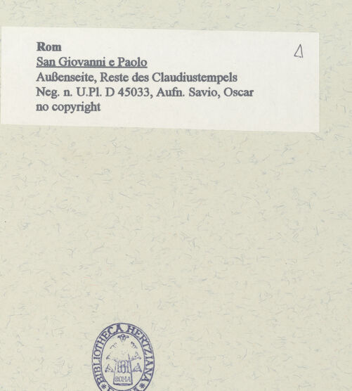 Rückseite von bh452495_recto