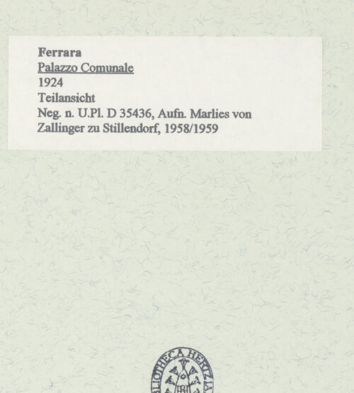 Rückseite von bh452878_recto