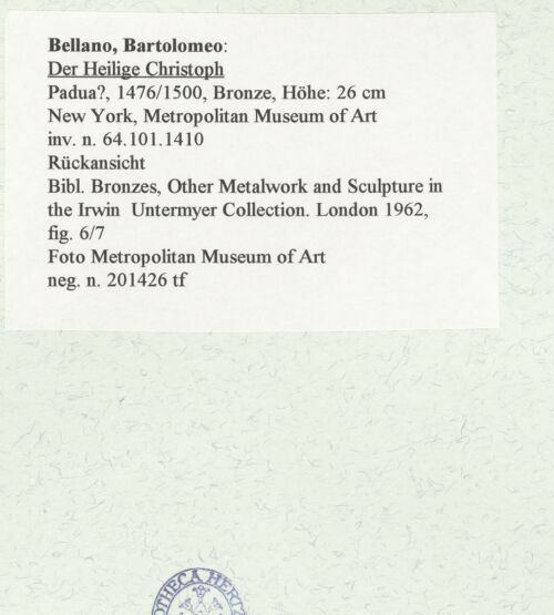 Rückseite von bh452995_recto