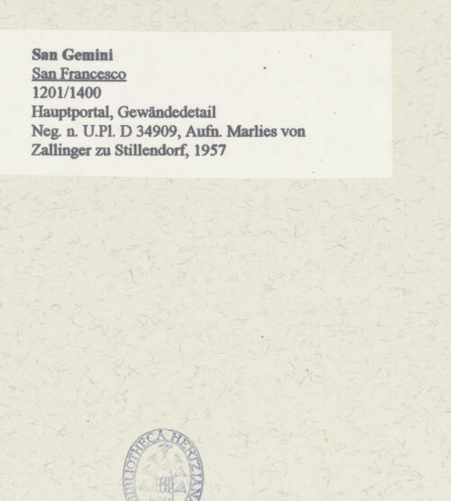 Rückseite von bh454545_recto