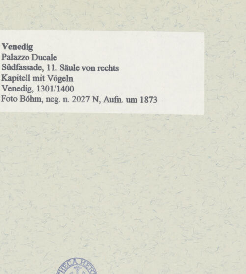 Rückseite von bh454593_recto