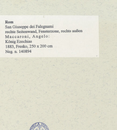 Rückseite von Sopr. BAS ROMA [https://www.deutsche-digitale-bibliothek.de/content/lizenzen/rv-ez/] König Ezechias - , bh454704_recto. Foto.