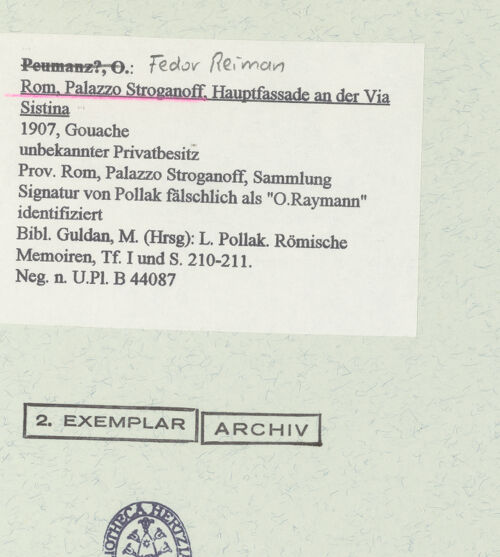 Rückseite von bh456885_recto