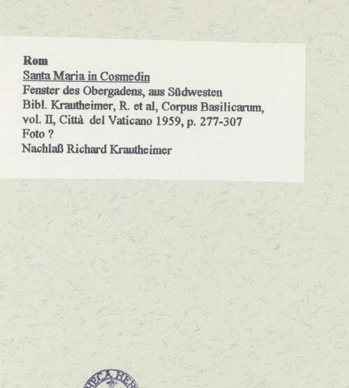 Rückseite von bh458764_recto