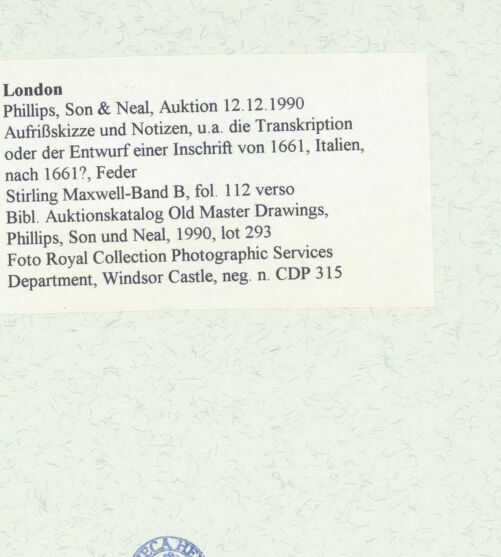 Rückseite von bh459558_recto