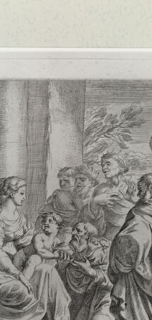 Rückseite von Istituto Nazionale per la Grafica [http://creativecommons.org/publicdomain/mark/1.0/] Die Anbetung der Könige - , bh460395. Foto.