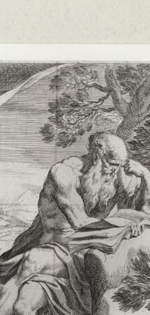 Rückseite von Istituto Nazionale per la Grafica [http://creativecommons.org/publicdomain/mark/1.0/] Der heilige Hieronymus - , bh460398. Foto.