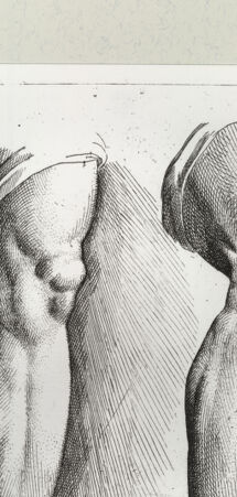 Rückseite von Istituto Nazionale per la Grafica [http://creativecommons.org/publicdomain/mark/1.0/] Beinstudie - , bh460414. Foto.