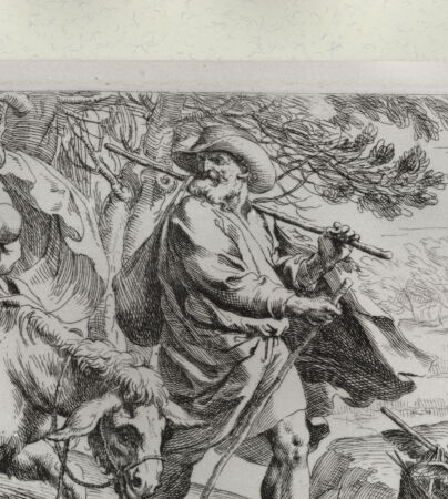 Rückseite von Istituto Nazionale per la Grafica [http://creativecommons.org/publicdomain/mark/1.0/] Die Flucht nach Ägypten - , bh460421. Foto.