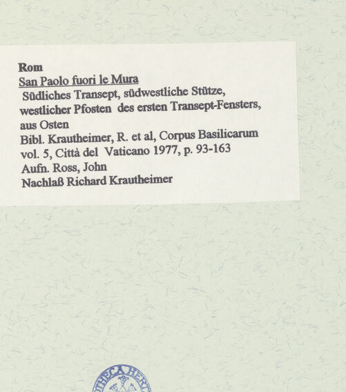 Rückseite von bh460434_recto