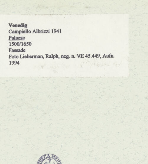 Rückseite von bh461121_recto