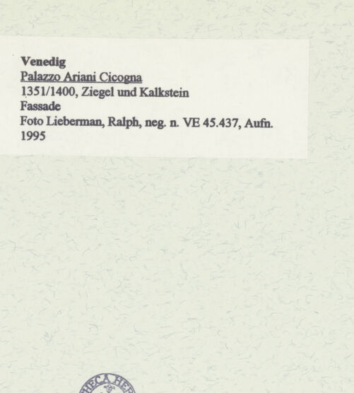 Rückseite von bh461122_recto