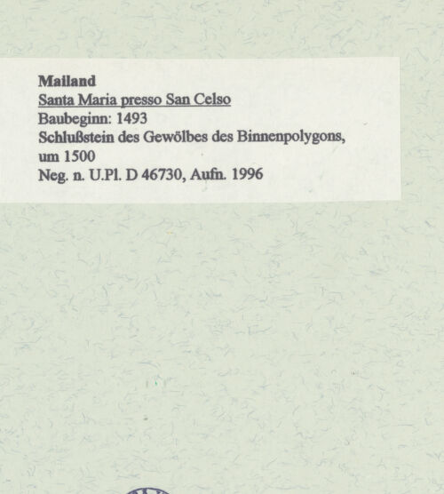 Rückseite von Bibliotheca Hertziana [https://www.deutsche-digitale-bibliothek.de/content/lizenzen/rv-fz/] Gewölbedekoration mit Gottvater - Gesamtansicht, bh461191_recto. Foto: Fichera, Gabriele.