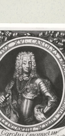 Rückseite von Istituto Nazionale per la Grafica [https://rightsstatements.org/page/CNE/1.0/] Bildnis des Königs Carlo Emamuele III. - , bh461622. Foto.