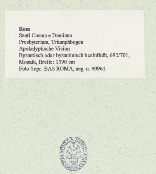 Rückseite von Sopr. BAS ROMA [https://www.deutsche-digitale-bibliothek.de/content/lizenzen/rv-ez/] Apokalyptische Vision - , bh462279_recto. Foto.