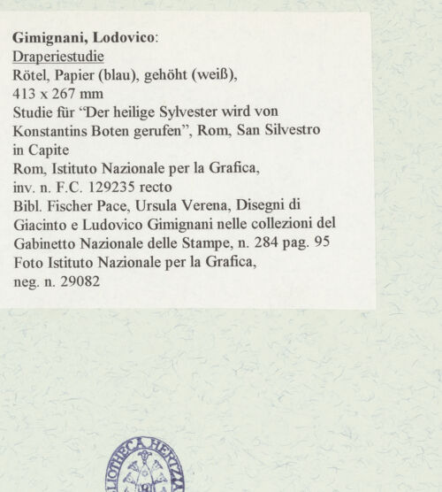 Rückseite von Istituto Nazionale per la Grafica [https://www.deutsche-digitale-bibliothek.de/content/lizenzen/rv-ez/] Draperiestudie - , bh463300_recto. Foto.