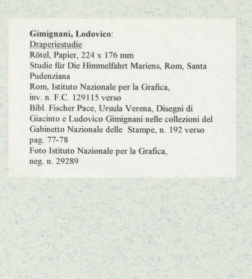 Rückseite von Istituto Nazionale per la Grafica [https://www.deutsche-digitale-bibliothek.de/content/lizenzen/rv-ez/] Draperiestudie - , bh463543_recto. Foto.