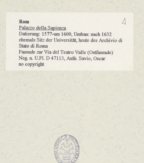 Rückseite von bh463863_recto