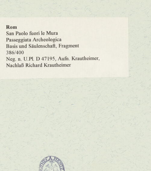 Rückseite von bh464438_recto